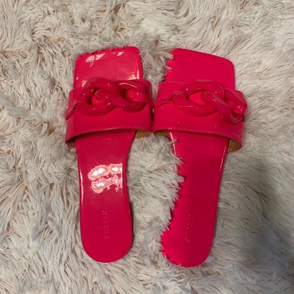 SHEIN pink sandals size 40. - Picture 2 of 3
